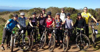 Mountain Bikers of Santa Cruz offers a monthly Slow Ride starting at the Emma McCrary Trail in Pogonip. Here, the group is pictured in Wilder Ranch State Park. MBOSC/Contributed ( SCS )